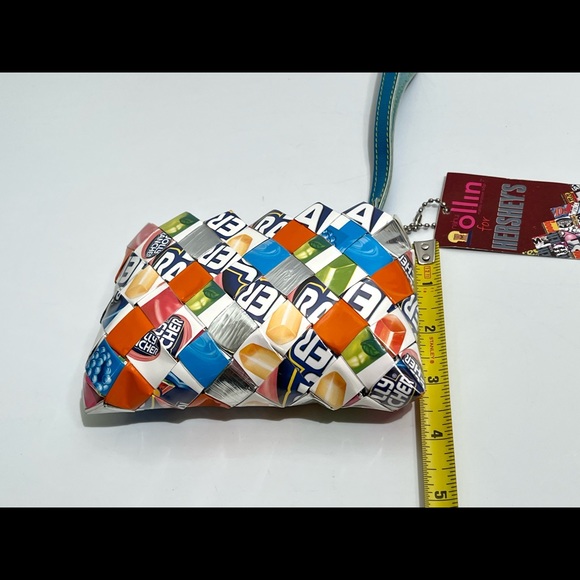 Nahui Ollin Hershey’s Jolly Rancher Candy Wrapper Wristlet NEW - Picture 7 of 9